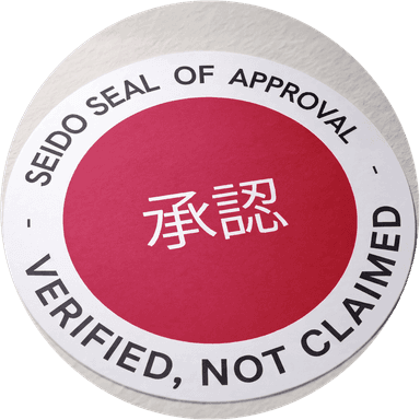 SEIDO 承認 seal of approval
